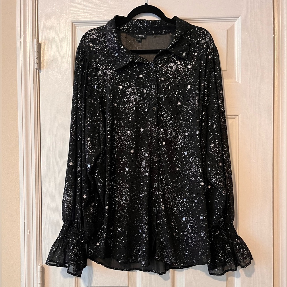 Sheer Celestial Blouse